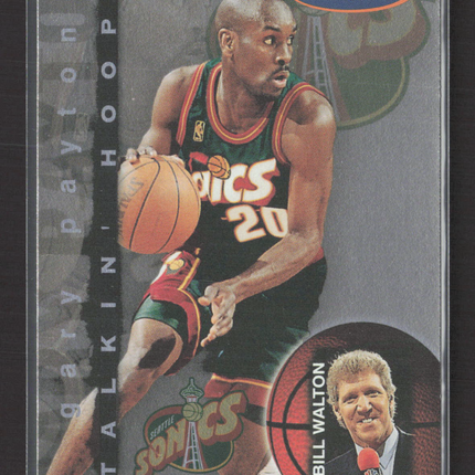 1997 Hoops Talkin' Hoops Bill Walton Gary Payton #23