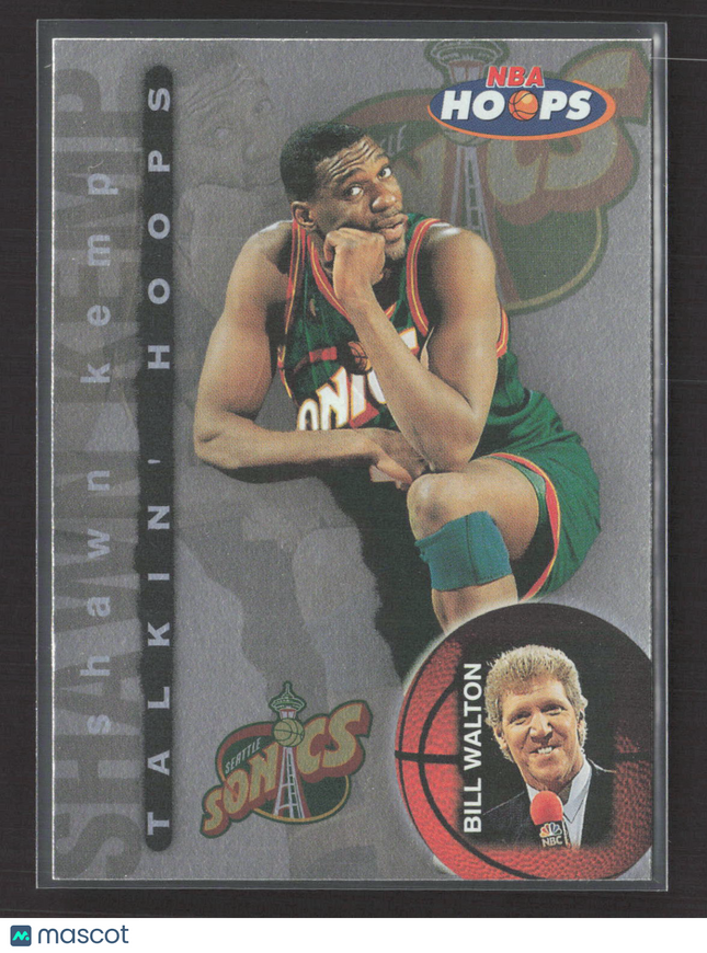 1997 SkyBox NBA Hoops Talkin' Hoops Bill Walton Shawn Kemp #24 of 30