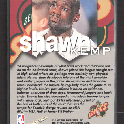 1997 SkyBox NBA Hoops Talkin' Hoops Bill Walton Shawn Kemp #24 of 30