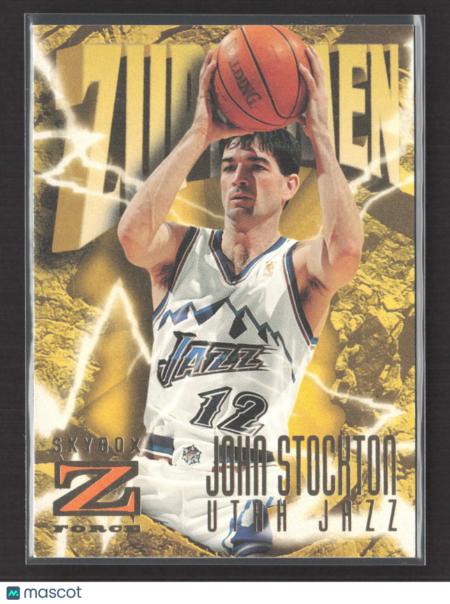 1997 SkyBox Z-Force John Stockton #196