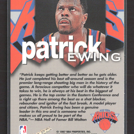 1997 NBA Hoops Talkin' Hoops Bill Walton Patrick Ewing #20 of 30