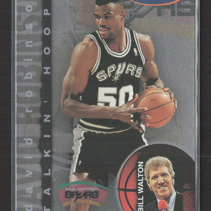 1997 SkyBox NBA Hoops Talkin' Hoops Bill Walton David Robinson #22 of 30