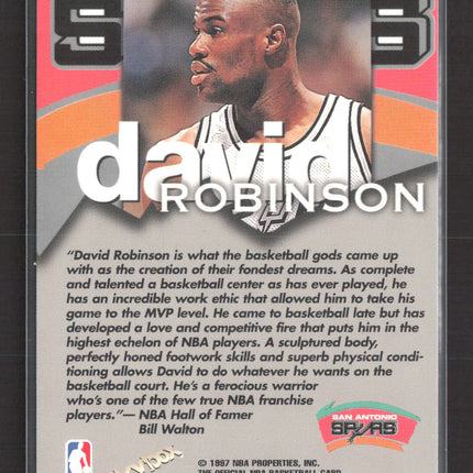 1997 SkyBox NBA Hoops Talkin' Hoops Bill Walton David Robinson #22 of 30