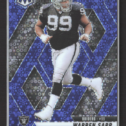 2025 Panini Mosaic Prizm Warren Sapp #68 Blue Circles 05/99