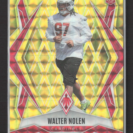 2025 Panini Phoenix Football Walter Nolen #203 Yellow 113/185 RC