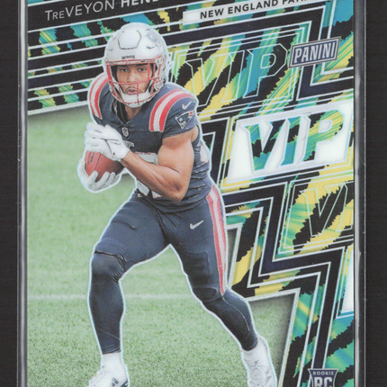 2025 Panini Prizm VIP TreVeyon Henderson #RC11 Baja Tiger Stripe RC