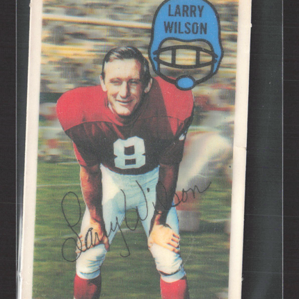 1970 Kellogg's 3-D Super Stars Larry Wilson #14
