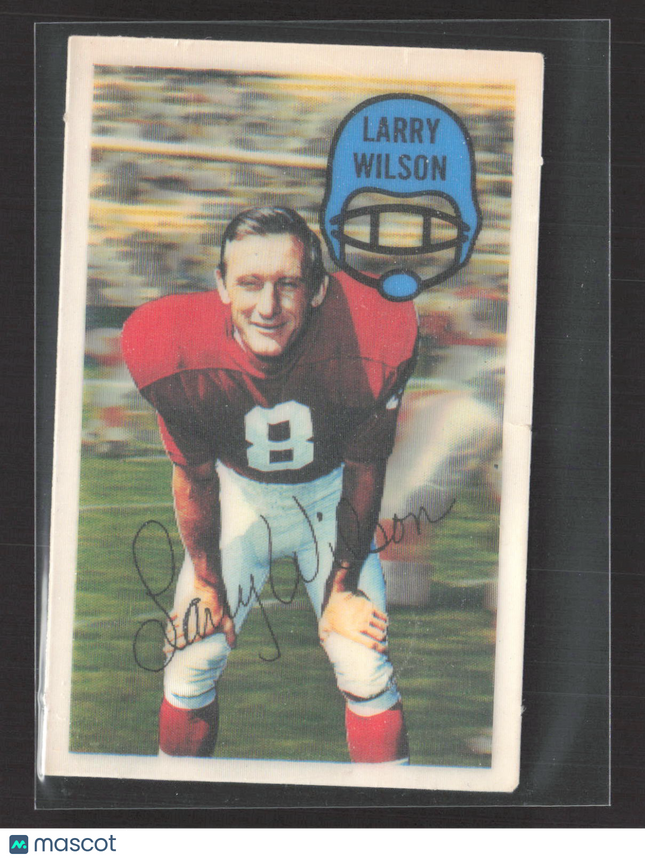 1970 Kellogg's 3-D Super Stars Larry Wilson #14
