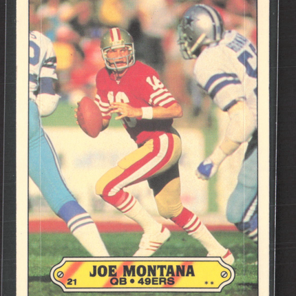 1983 Topps Joe Montana #169
