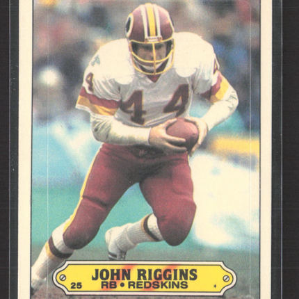 1983 Topps John Riggins #25