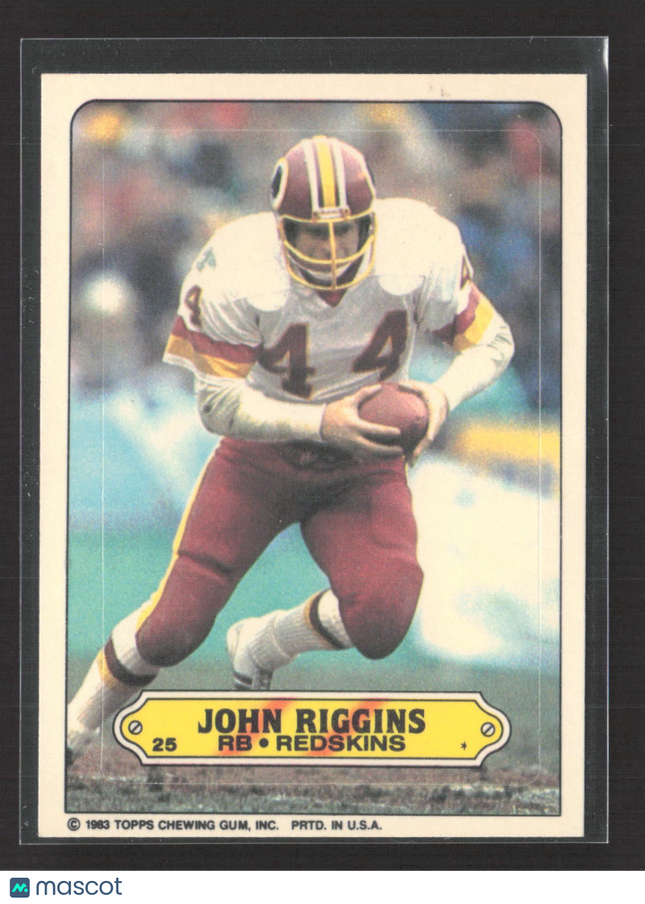 1983 Topps John Riggins #25