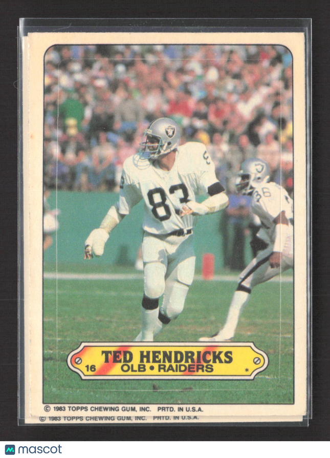 1983 Topps Ted Hendricks #16