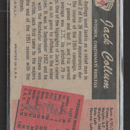 1955 Bowman Jack Collum #189