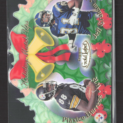 2000 Topps Gold Label Holiday Match-Ups Jeff Graham Plaxico Burress #C12