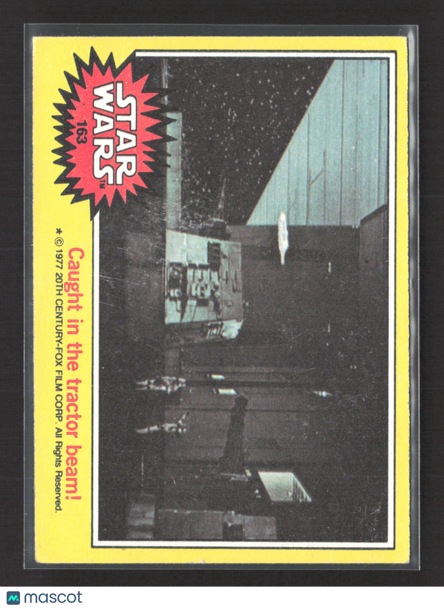 1977 Topps Star Wars Series 3 Caught in the tractor beam! #163