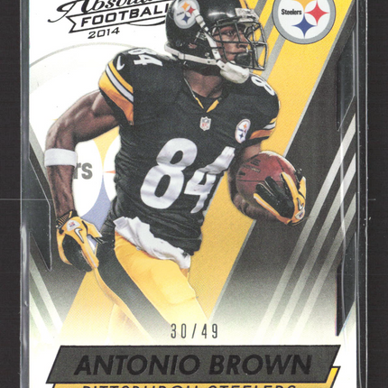 2014 Panini Absolute Football Spectrum Antonio Brown #16 30/49