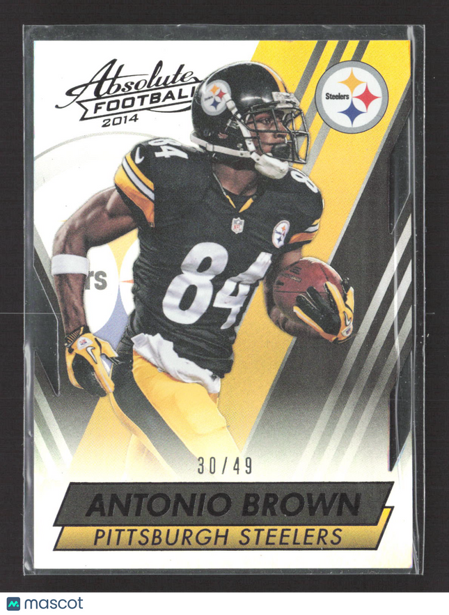 2014 Panini Absolute Football Spectrum Antonio Brown #16 30/49