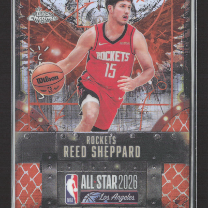 2026 Topps Chrome All Star 2026 Reed Sheppard Cactus Jack orange /25