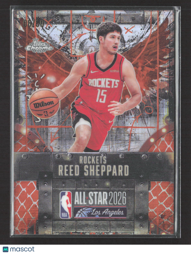 2026 Topps Chrome All Star 2026 Reed Sheppard Cactus Jack orange /25