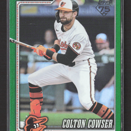 2026 Topps Series One Colton Cowser #166 Green /99