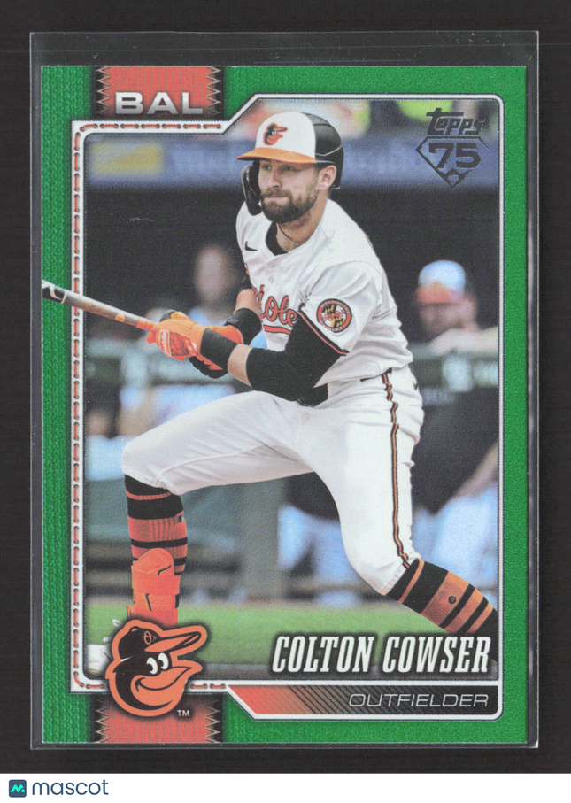 2026 Topps Series One Colton Cowser #166 Green /99