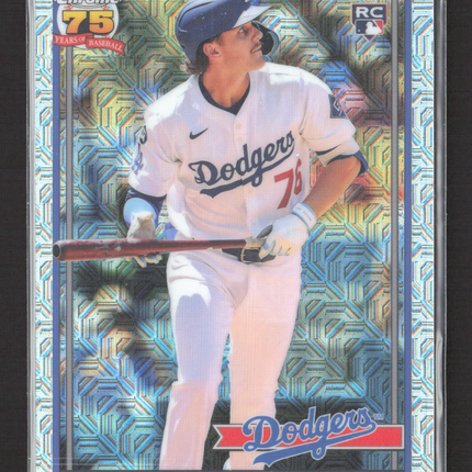 2025 Topps Chrome 75 Years of Baseball Alex Freeland #91C-56 Mojo Refractor RC