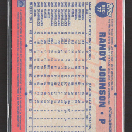 2026 Topps Chrome 75 Years of Baseball Randy Johnson #91C-77Mojo