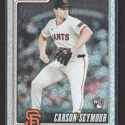 2026 Topps Series One Carson Seymour #112 Silver Foilboard RC