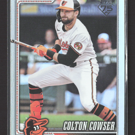 2026 Topps Series One Colton Cowser #166 Rainbow Foil