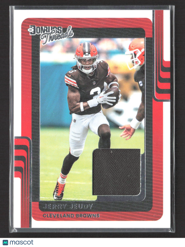 2025 Panini Donruss Threads Jerry Jeudy #DTH-JJY Jersey