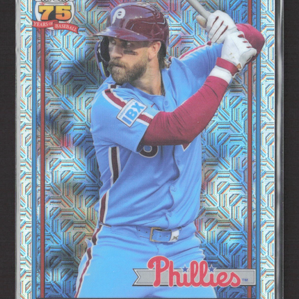 2026 Topps Chrome Silver Pack Bryce Harper #91C-57 Mojo