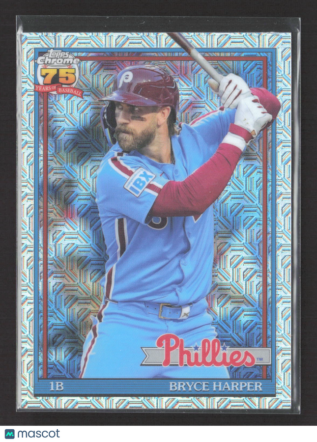 2026 Topps Chrome Silver Pack Bryce Harper #91C-57 Mojo