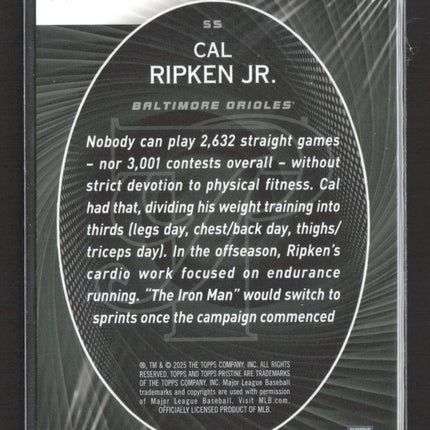 2025 Topps Pristine Perseverance Cal Ripken Jr. #P-11 Base