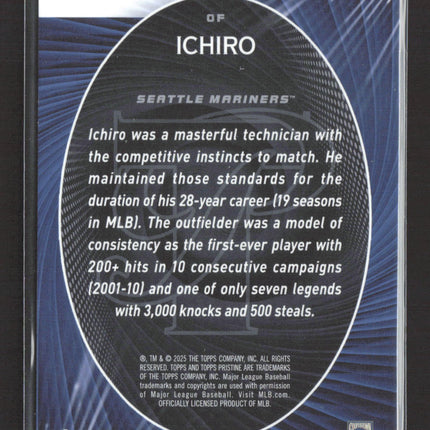 2025 Topps Pristine Perseverance Ichiro #P-13