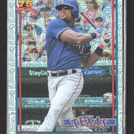 2026 Topps Chrome 75 Years of Baseball Adrian Beltre #91C-1 Silver Pack Mojo
