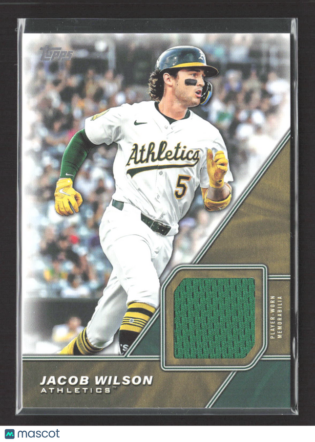 2026 Topps Major League Material Jacob Wilson #MLM-JWI Jersey