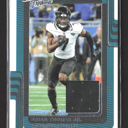 2025 Panini Donruss Football Donruss Threads Brian Thomas Jr. #DTH-BTJ Jersey