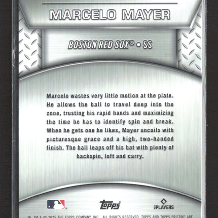 2025 Topps Pristine Plated and Polished Marcelo Mayer #PP-20 RC