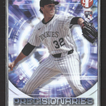 2025 Topps Pristine Precisionaries Chase Dollander #PR-27 RC