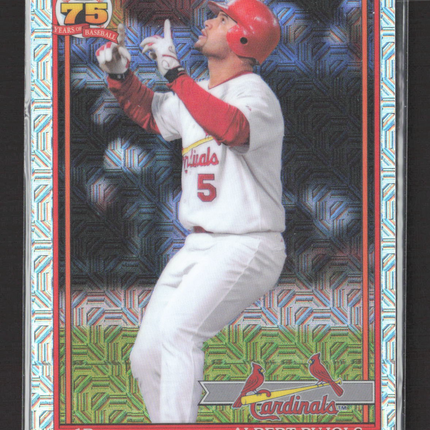 2026 Topps Chrome 75 Years of Baseball Albert Pujols #91C-13 Mojo