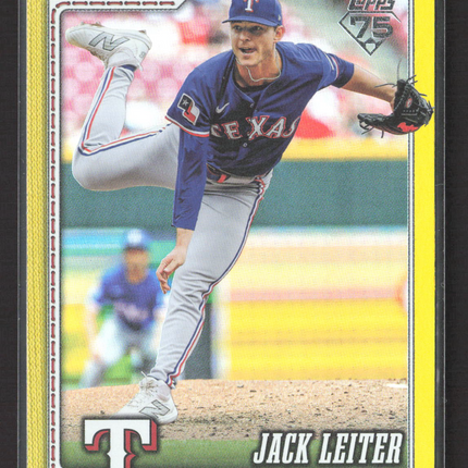 2026 Topps Series One Jack Leiter #208 Yellow /399
