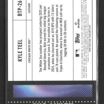 2026 Topps Big Ticket Player Kyle Teel #BTP-26