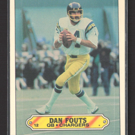 1983 Topps Dan Fouts #12
