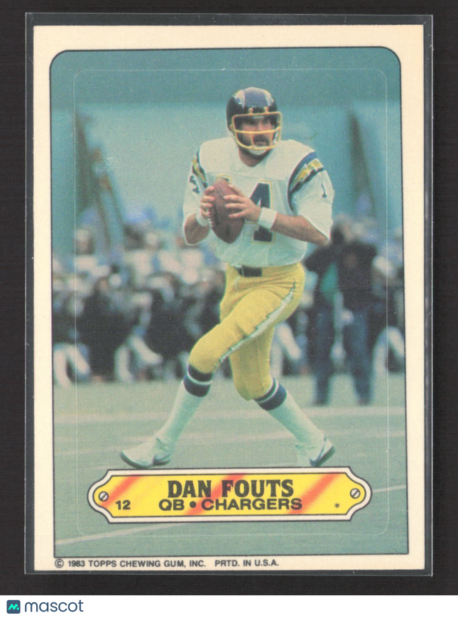 1983 Topps Dan Fouts #12