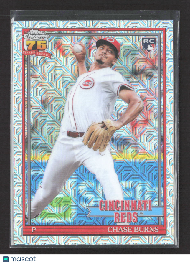 2025 Topps Chrome Silver Pack Mojo Chase Burns #91C-38 RC