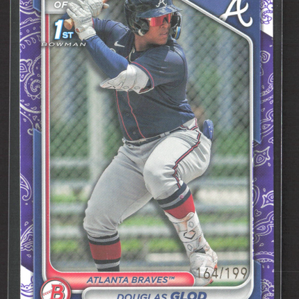 2024 Bowman Douglas Glod #BP-11 Purple Paisley 1st Bowman 164/199