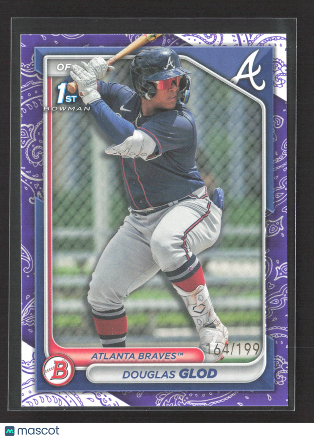 2024 Bowman Douglas Glod #BP-11 Purple Paisley 1st Bowman 164/199