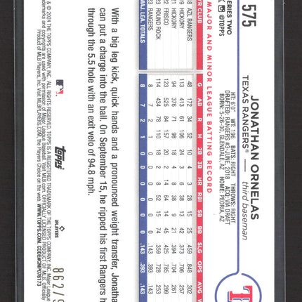 2024 Topps Series Two Jonathan Ornelas #575 Blue Crackle RC /999