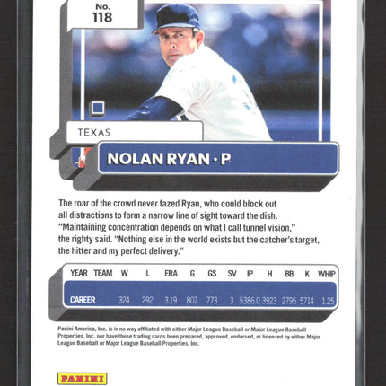 2022 Panini Donruss Baseball Nolan Ryan #118 115/324