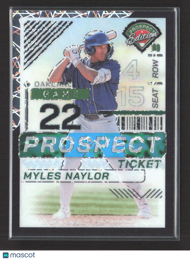 2024 Panini Prospect Edition Prizm Myles Naylor #99 33/39